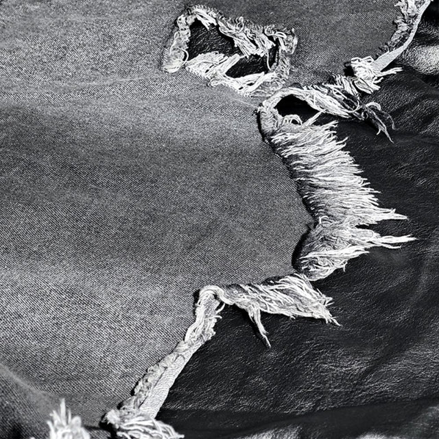 DECONSTRUCTED DISTRESSED LEATHER JACKET