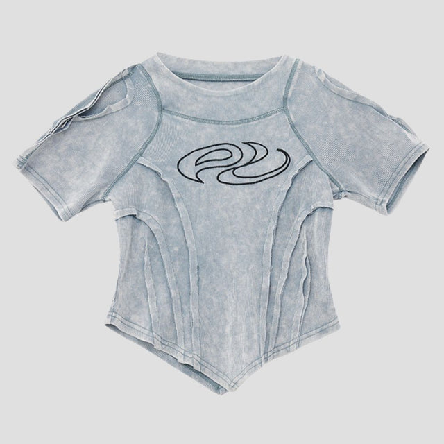 DECONSTRUCTED ARMOR MESH-WASH TEE