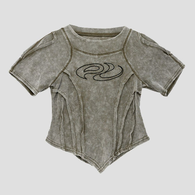 DECONSTRUCTED ARMOR MESH-WASH TEE