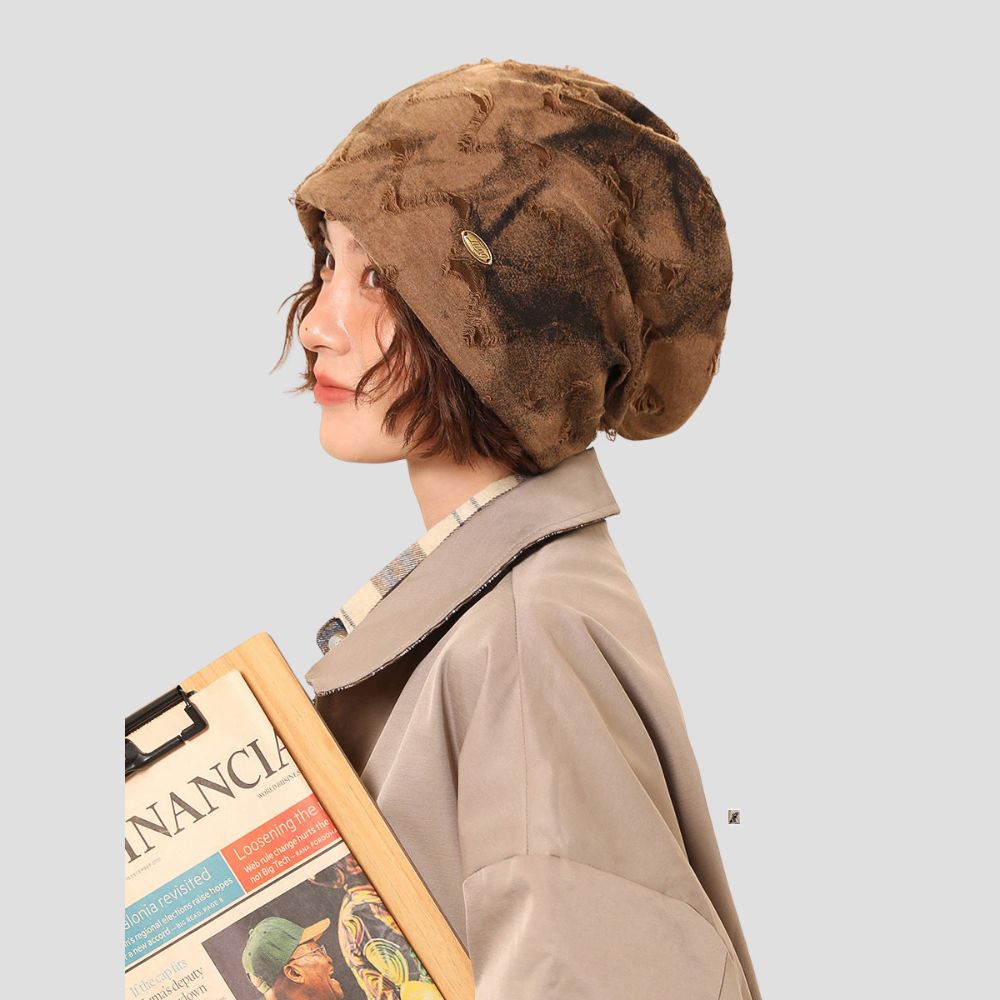 EROSION TEXTURE SLOUCHY BEANIE