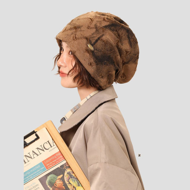 EROSION TEXTURE SLOUCHY BEANIE