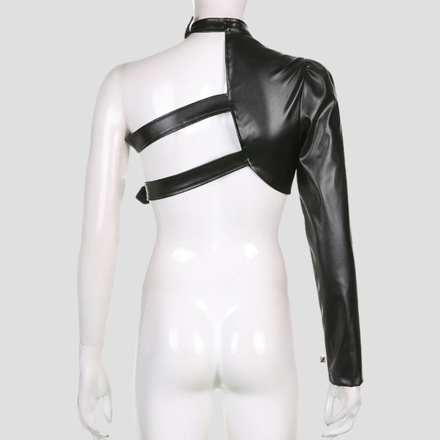 HARDWARE LEATHER ARM-HARNESS BLK