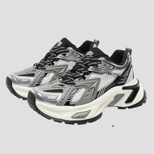 HYBRID TECH CHUNKY SNEAKER GRY