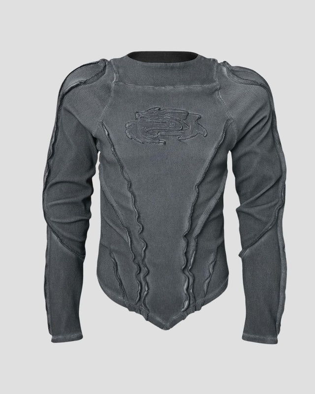 DISTRESSED MUD WASH DENIM EARTH