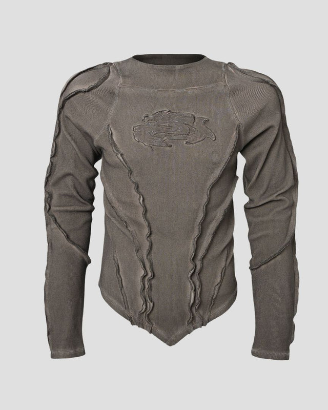 DISTRESSED MUD WASH DENIM EARTH