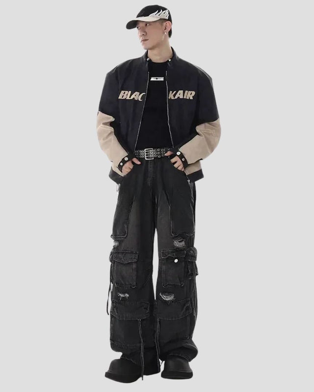 TECHNICAL MULTI-POCKET DENIM