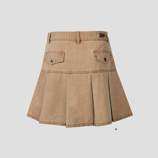 CARGO UTILITY MINI-SKIRT KHK