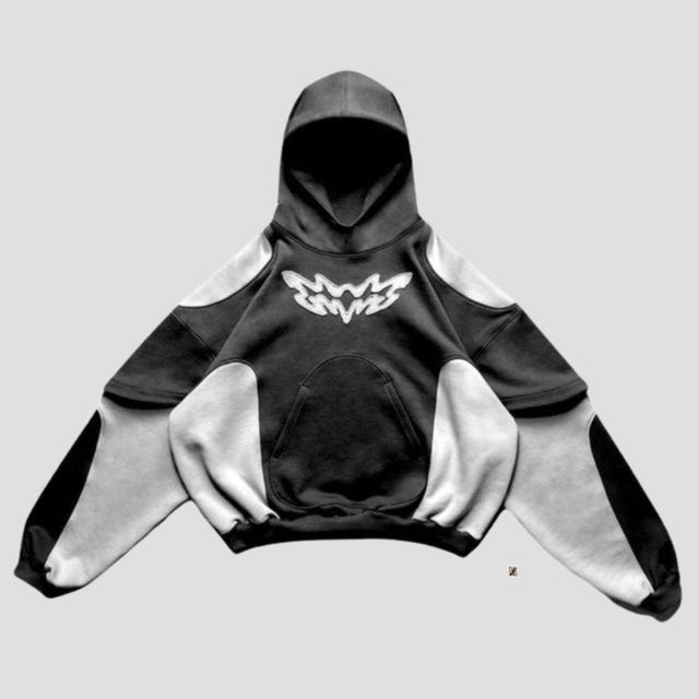 NEO-STRUCTURAL PATCHWORK PULLOVER