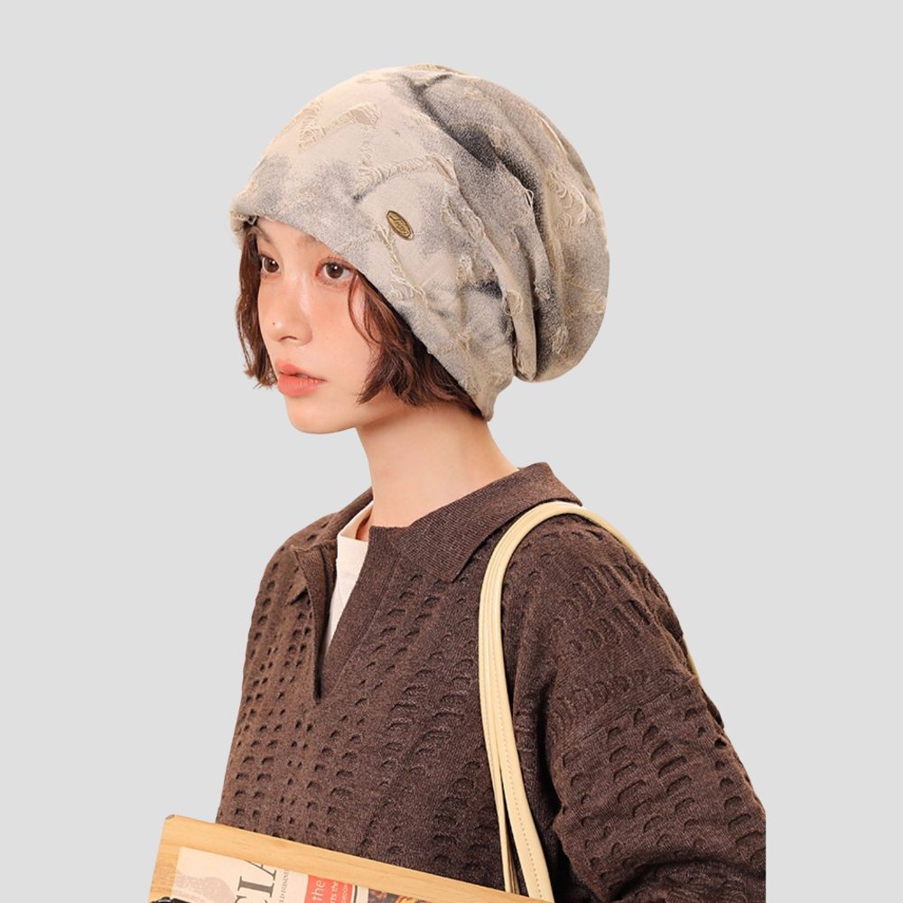 EROSION TEXTURE SLOUCHY BEANIE