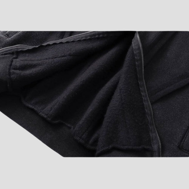 ARMORED MASK ZIP-UP HOODIE