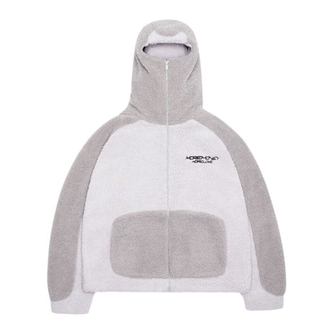 Loose-Fit Casual Sherpa Jacket