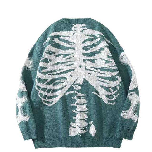 Skull Bone Knit Sweater