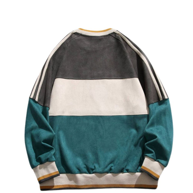 Retro-Sweatshirt mit Einsätzen