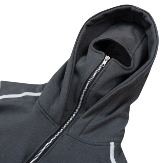 Contrast Panel Full Face Hoodie