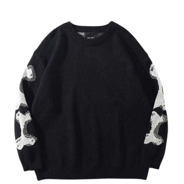Skull Bone Knit Sweater