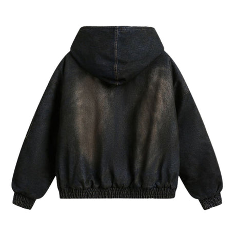 Vintage Distressed Hooded Jacket