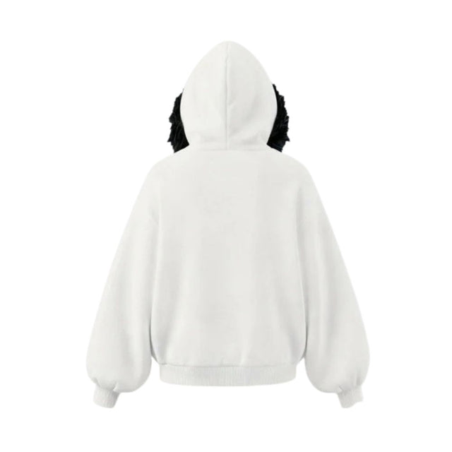 Fur Collar Cozy Hoodie