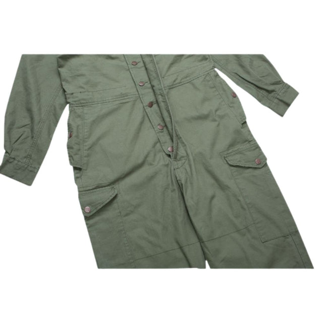 Multi-Pocket Workwear Jumpsuit