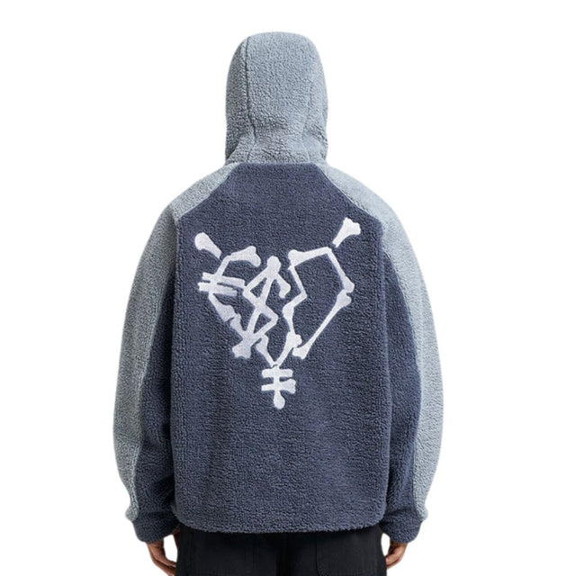 Loose-Fit Casual Sherpa Jacket