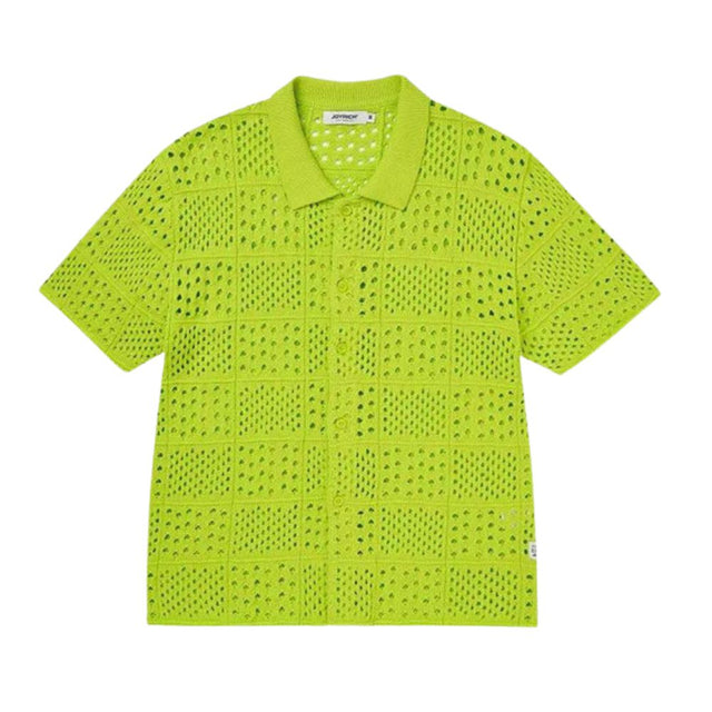 Perforated Knit Dopamine Shirt