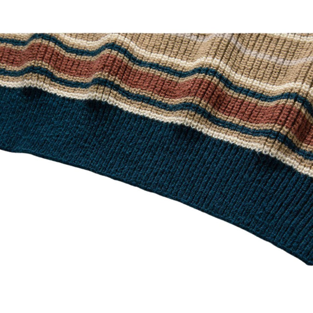 Contrast Stripe Pullover