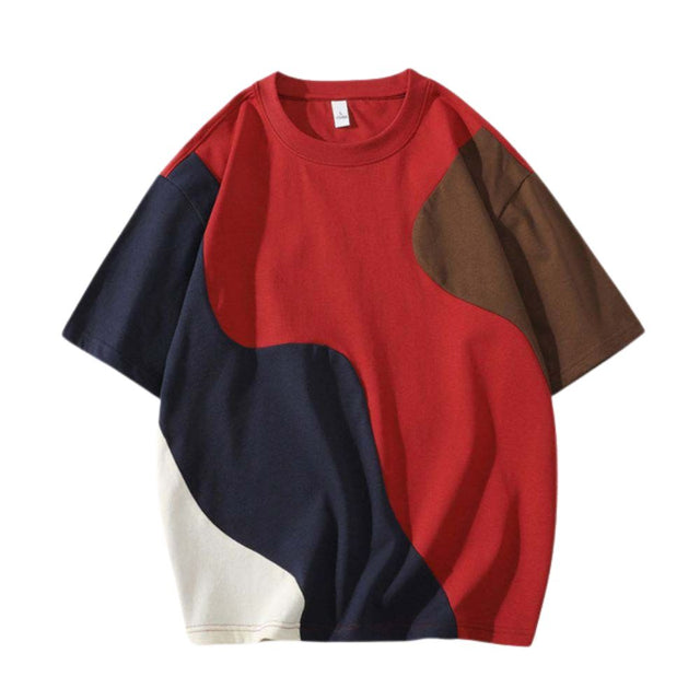Colorblock  Loose T-Shirt