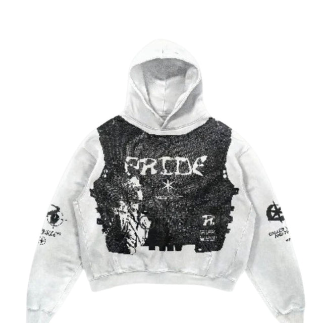 Y2K Gothic Devil Horn Hoodie