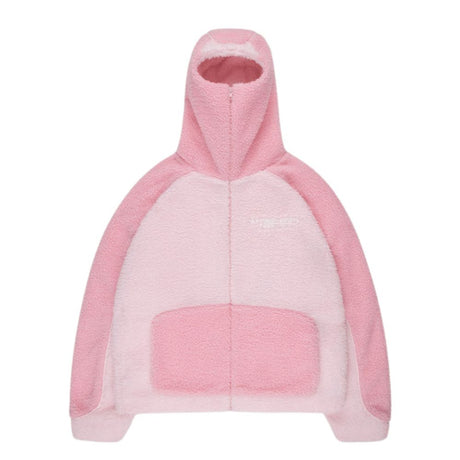 Loose-Fit Casual Sherpa Jacket