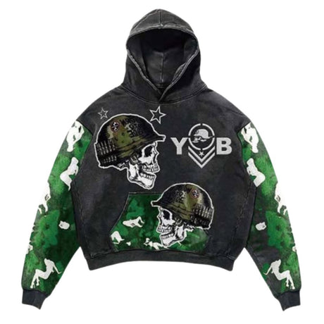 Graphic Print Hooded Sweatshirt