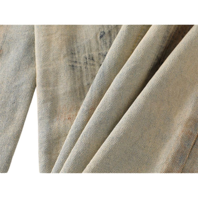 Retro Tie-Dye Baggy Denim Trousers