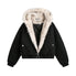Fur Collar Padded Hooded Jacket
