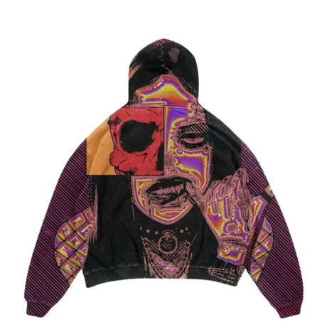 Graphic Print Hooded Sweatshirt