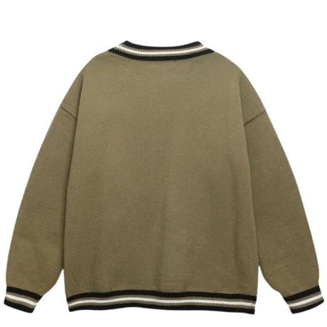 Cute Cow Pattern Knit Sweater