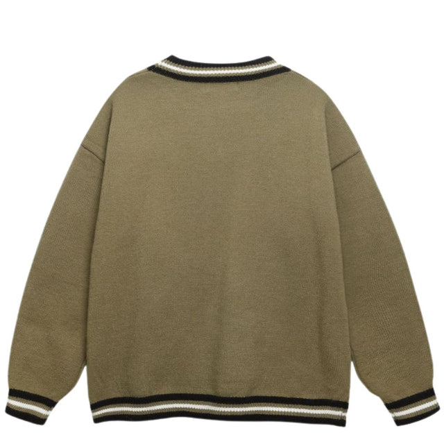 Cute Cow Pattern Knit Sweater