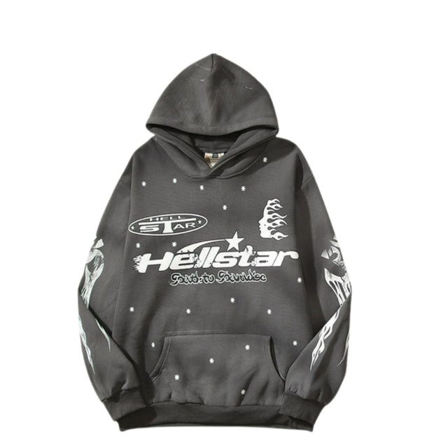 Sudadera con capucha estampada Hell Star