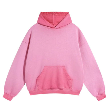 Color-Blocked Hooded Sweatshirt
