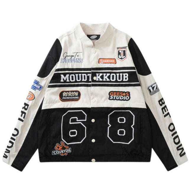 Abnehmbare Strickjacke, bestickte Jacke