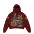 Graffiti Cartoon Graphic Oversized Hoodie