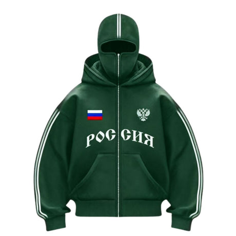 Double-Hood Alphabet Hoodie