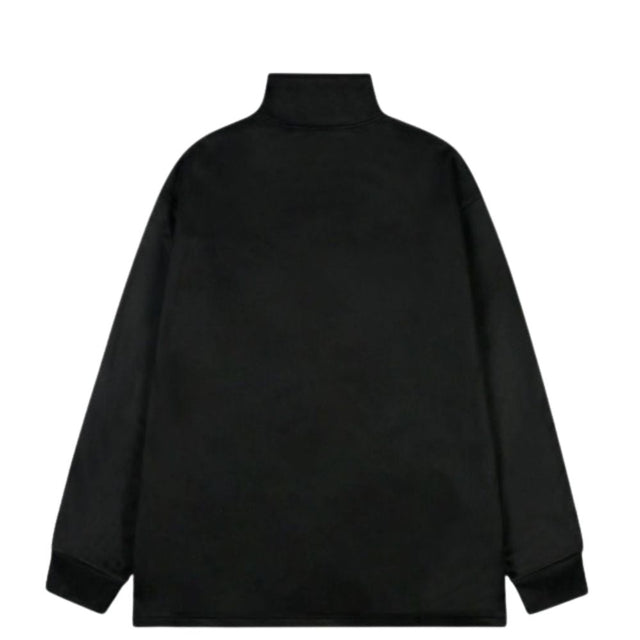 Sudadera de cuello alto con cremallera decorada