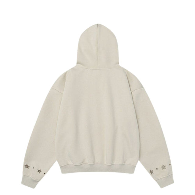 Hoodie mit Sternenstickerei