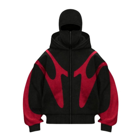 Double-Hood Flame Hoodie