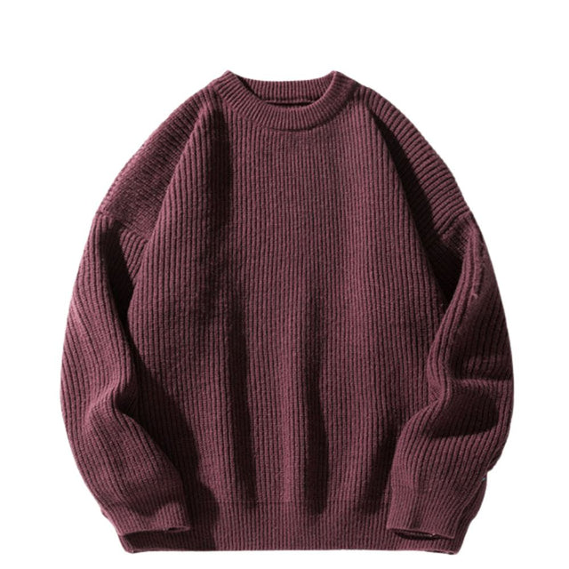 Solid Chunky Knit Sweater