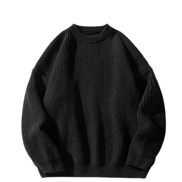Solid Chunky Knit Sweater
