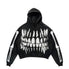 Smoking Skull Graphic Hoodie