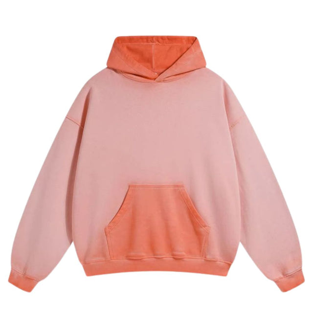 Color-Blocked Hooded Sweatshirt