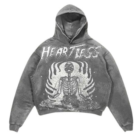Graphic Print Hooded Sweatshirt