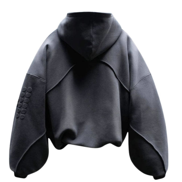 Hoodie mit Patchwork-Schaumstoffdruck