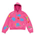 Unisex Cartoon Print Fleece Hoodie