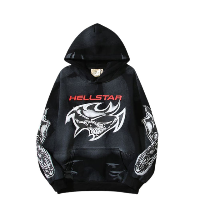 Sudadera con capucha estampada Hell Star
